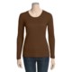 Slub Knit Shirt - Long Sleeve (For Women)