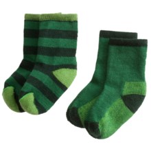 SmartWool Baby Sock Sampler - Merino Wool, 2-Pack (For Infants and Toddlers) in Grasshopper - Closeouts