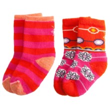 SmartWool Baby Sock Sampler - Merino Wool, 2-Pack (For Infants and Toddlers) in Peony - Closeouts