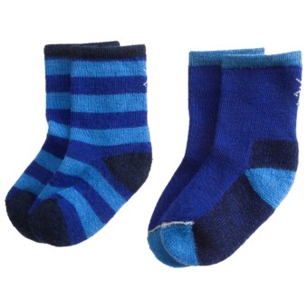 SmartWool Baby Sock Sampler - Merino Wool, 2-Pack (For Infants and Toddlers) in Royal