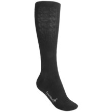 SmartWool Cable-Knit Knee-High Socks - Merino Wool, Over-the-Calf (For Women) in Black - 2nds