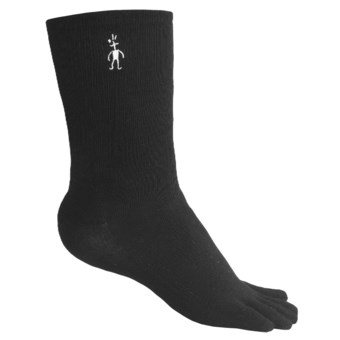 SmartWool Crew Toe Socks - Merino Wool, Lightweight (For Men and Women) in Black