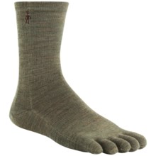 SmartWool Crew Toe Socks - Merino Wool, Lightweight (For Men and Women) in Chino - Closeouts