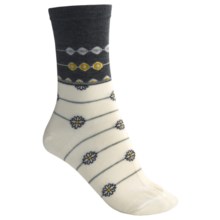 SmartWool Daisy Chain Socks - Merino Wool, Crew (For Women) in Natural - 2nds