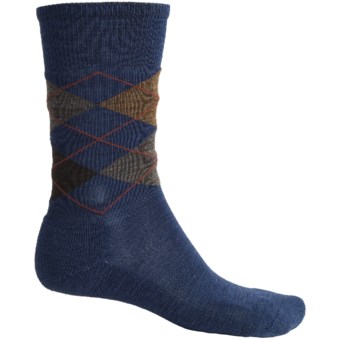 SmartWool Diamond Jim Socks - Merino Wool (For Men) in Cadet Blue Heather