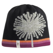 SmartWool Fall Sprigs Beanie Hat - Merino Wool, Reversible (For Women) in Black - Closeouts