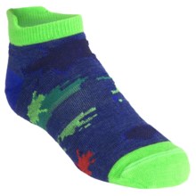 SmartWool Food Fight Socks - Merino Wool, Micro (For Kids and Youth) in Navy Heather - 2nds