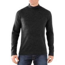SmartWool Hanging Lake Roll Neck Sweater - Merino Wool (For Men) in Charcoal Heather - Closeouts