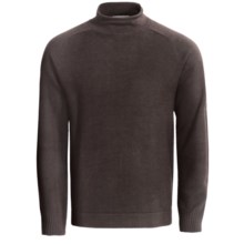 SmartWool Hanging Lake Roll Neck Sweater - Merino Wool (For Men) in Chocolate - Closeouts