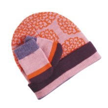 SmartWool Hat and Mitten Set (For Infant Girls) in Petal - Closeouts