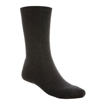 SmartWool Heathered Rib Socks - Merino Wool  (For Men and Women) in Black