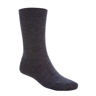 SmartWool Heathered Rib Socks - Merino Wool  (For Men and Women) in Navy/Charcoal