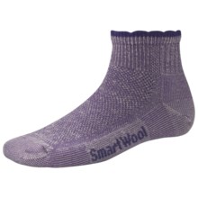 SmartWool Hiking Ultralight Mini Socks - Merino Wool, Quarter Crew (For Women) in Lavender - 2nds