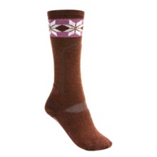 SmartWool Light Cushion Ski Socks (For Women) in Henna/Violet - 2nds