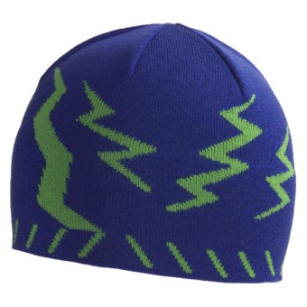 SmartWool Lightning Bolt Beanie Hat - Merino Wool (For Kids) in Royal