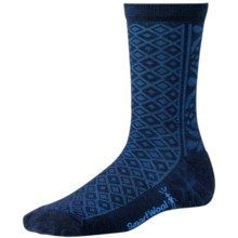 SmartWool Lily Pond Pointelle Socks - Merino Wool (For Women) in Deep Navy Heather - 2nds