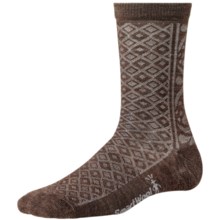 SmartWool Lily Pond Pointelle Socks - Merino Wool (For Women) in Espresso Heather - 2nds