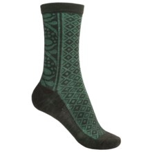 SmartWool Lily Pond Pointelle Socks - Merino Wool (For Women) in Forest - 2nds