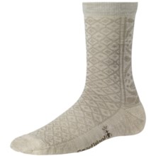 SmartWool Lily Pond Pointelle Socks - Merino Wool (For Women) in Natural Heather - 2nds
