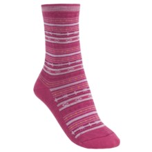 SmartWool Mini Fairisle Casual Socks - Merino Wool, Lightweight (For Women) in Peony - 2nds