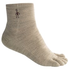 SmartWool Mini Toe Socks - Merino Wool, Quarter Crew (For Men and Women) in Oatmeal - Closeouts