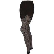 SmartWool Mirrored Footless II Tights - Merino Wool (For Women) in Chestnut Heather - 2nds