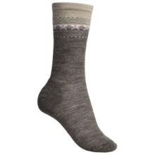 SmartWool New Ombre Socks - Wool Blend (For Women) in Taupe Heather - 2nds