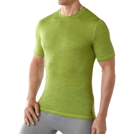 SmartWool NTS 150 Pattern Base Layer T Shirt Merino Wool Short Sleeve For Men