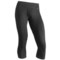 SmartWool NTS Base Layer Boot Top Bottoms - Merino Wool, 3/4 Length, Midweight (For Men) in Black