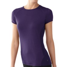 SmartWool NTS Base Layer T-Shirt - Merino Wool, Lightweight, Short Sleeve (For Women) in Grape - Closeouts