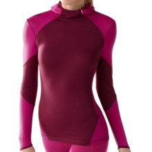 Smartwool NTS Light Pullover Hoodie Sweatshirt - Merino Wool, Base Layer (For Women) in Wine - Closeouts