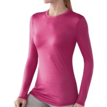 SmartWool NTS Microweight Base Layer Top - Merino Wool, Crew Neck, Long Sleeve (For Women) in Peony - Closeouts