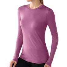 SmartWool NTS Microweight Base Layer Top - Merino Wool, Crew Neck, Long Sleeve (For Women) in Violet - Closeouts