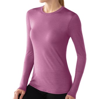 SmartWool NTS Microweight Base Layer Top - Merino Wool, Crew Neck, Long Sleeve (For Women) in Violet