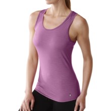 SmartWool NTS Microweight Tank Top - Merino Wool (For Women) in Violet - Closeouts