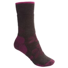SmartWool Outdoor Sport Socks - Merino Wool, Medium Cushion, Crew (For Women) in Chestnut/Berry - 2nds