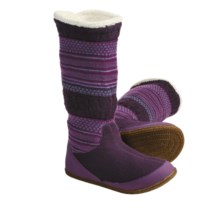 SmartWool Over Easy Slippers - Merino Wool (For Women) in Deep Purple - Closeouts