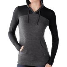 SmartWool Palisade Hoodie Sweatshirt - Merino Wool (For Women) in Charcoal Heather - Closeouts