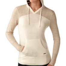 SmartWool Palisade Hoodie Sweatshirt - Merino Wool (For Women) in Natural - Closeouts