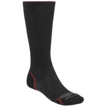 SmartWool PhD Graduated Compression Socks - Merino Wool (For Men and Women) in Black/Red - 2nds