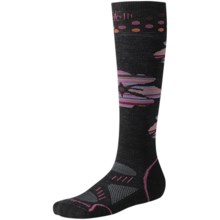 SmartWool PhD Light Cushion Ski Socks - Merino Wool (For Women) in Black - 2nds