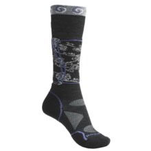 SmartWool PhD Light Cushion Snowboard Socks - Merino Wool, Midweight (For Women) in Black - 2nds
