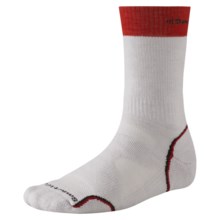 SmartWool PhD Nordic Socks - Merino Wool, Medium Cushion, Midweight (For Men and Women) in Silver/Fire - 2nds
