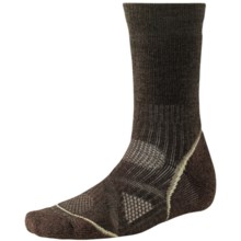 SmartWool PhD Outdoor Heavy Socks - Merino Wool, Crew (For Men and Women) in Chestnut - 2nds