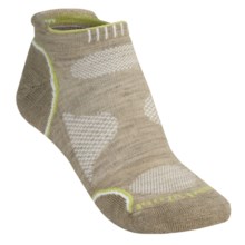 SmartWool PhD Outdoor Light Micro Socks - Merino Wool (For Women) in Oatmeal/Key Lime - 2nds