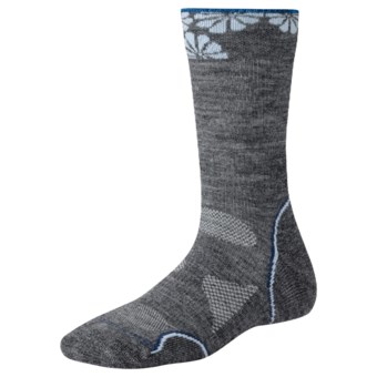 SmartWool PhD Outdoor Light Socks - Merino Wool (For Women) in Grey/Blue