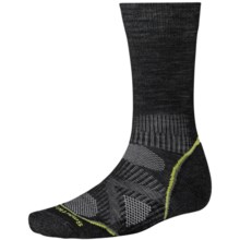 SmartWool PhD Outdoor Light Socks - Merino Wool, Lightweight, Crew (For Men and Women) in Black - 2nds