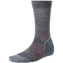 SmartWool PhD Outdoor Light Socks - Merino Wool, Lightweight, Crew (For Men and Women) in Medium Grey - 2nds