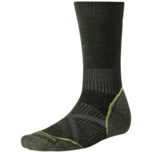 SmartWool PhD Outdoor Medium Crew Socks - Merino Wool (For Men and Women) in Forest - 2nds