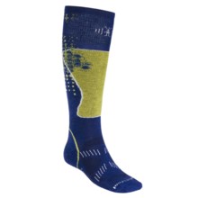SmartWool PhD Ski Racer Socks - Merino Wool (For Men and Women) in Lemon - 2nds
